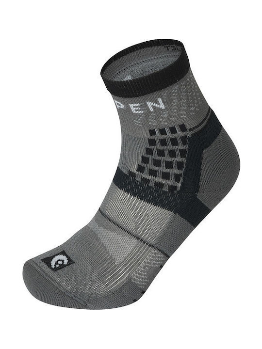 Lorpen T3 Light Hiker Shorty Eco Trekking Κάλτσες Γκρι