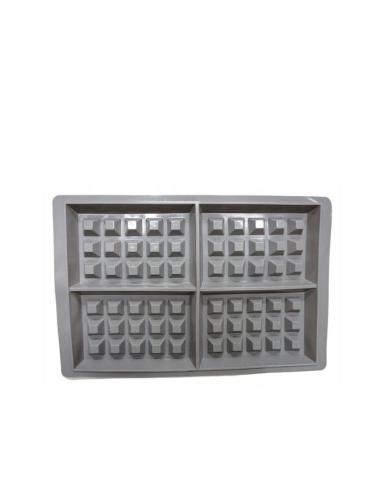 Форма за сладкарство от силикон 28x18.5x1.7бр 1бр