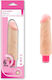 Duo Double Vibrator 4.4cm Flesh