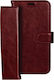 Xiaomi Redmi Redmi 8 / 8a Fancy Diary Case Wallet Case cu posibilitate de stand -bordeaux