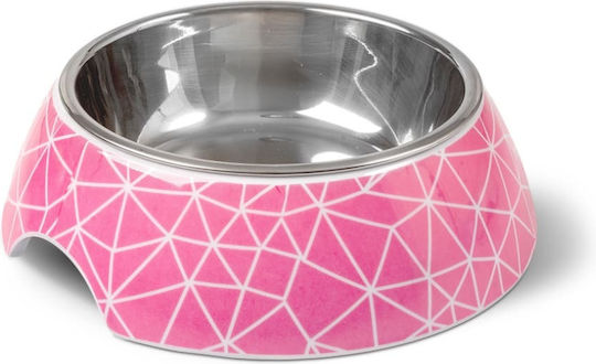 Glee Stainless Steel Food and Water Bowl for Dog and Cat 440ml 14cm