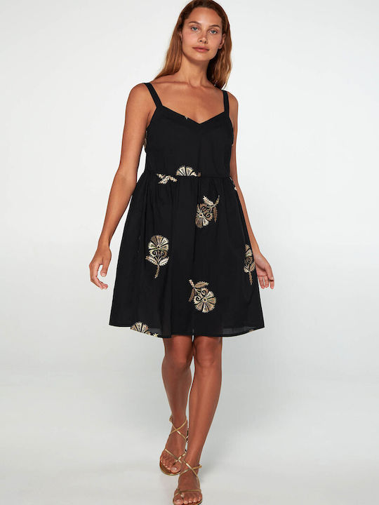 Vamp Sommer Kleid Black