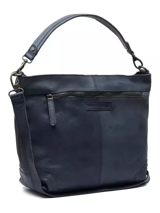 The Chesterfield Brand Leder Damen Tasche Schulter Blau