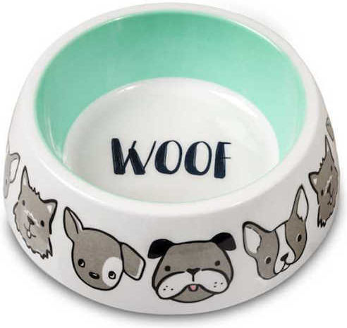 Glee Ceramic Food and Water Bowl for Dog and Cat 225ml 11x14cm