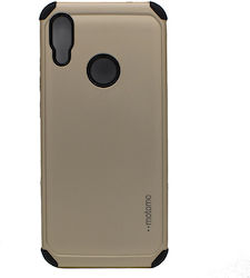 Motomo Back Cover Σιλικόνης / Πλαστικό Ανθεκτικό Μαύρο (Redmi Note 7 / 7 Pro)