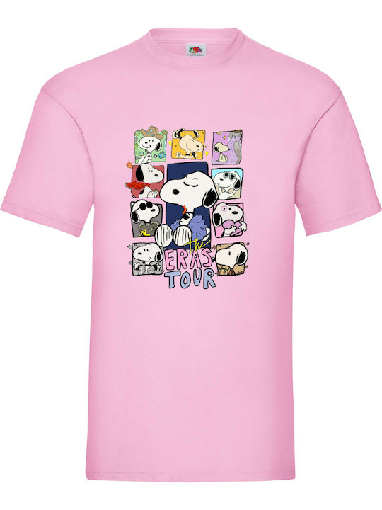 Pink Tshirt Snoopy The Eras Tour Original Fruit...
