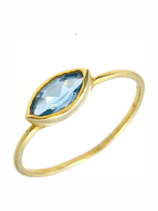 Elor Women's Silver Gold Plated Ring