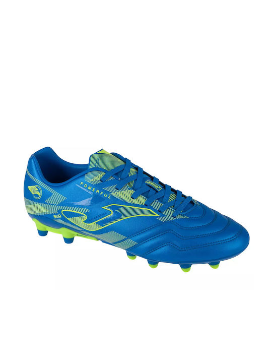 Joma Powerful FG Scăzut Pantofi de Fotbal cu clești Albastre