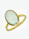 Elor Damen Ring aus Silber Vergoldet