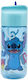 Stor Kids Water Bottle Lilo & Stitch Plastic with Straw Blue 430ml