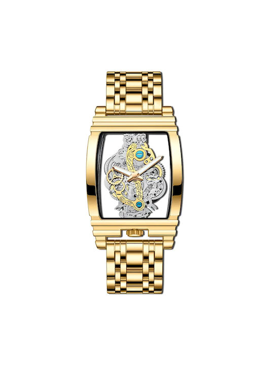 Watch Battery with Gold Metal Bracelet