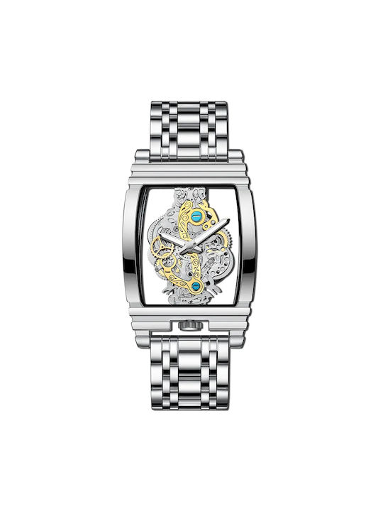 Watch Battery with Silver Metal Bracelet