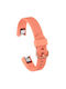 Fitbit Strap Leather Orange