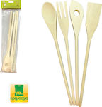 AGC Wooden Cooking Utensil Set 6pcs