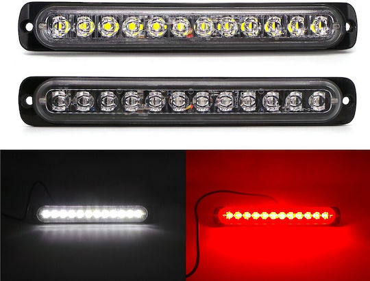 Reverse Light Lamp 12 Led 12v-24v Red - 1 Pc