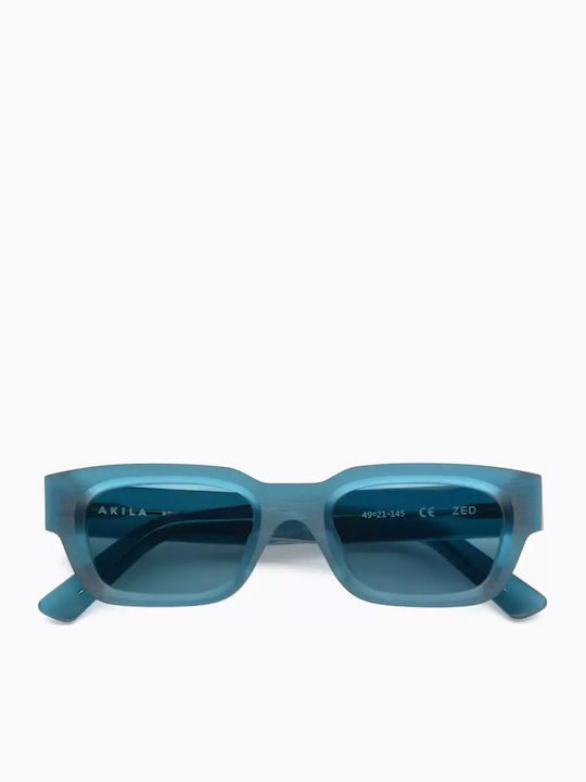 Akila Apollo Raw Sunglasses Blue with Acetate Frame & Blue Lens Akila Apollo Raw Sunglasses Blue with Acetate Frame & Blue Lens