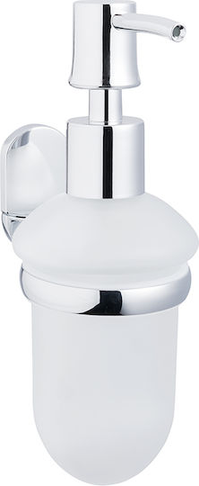 Bisk Επιτοίχιο Dispenser Μεταλλικό Λευκό