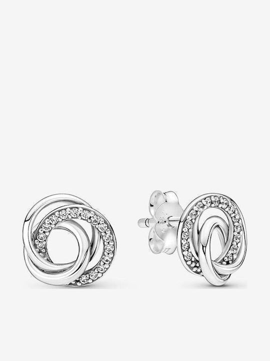 Pandora Обици от Сребърен с Камъни