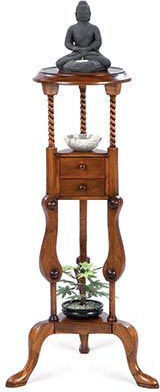 Village Plant Stand Wooden