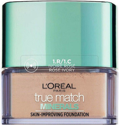 Mineral Face Powder, Loreal, Perfect Match Minerals, 1r/1c Rose Ivory, 10 G