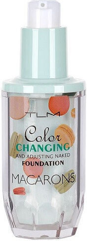 Fond de ten, Tlm, Macarons, schimbare de culoare, verde, 35 ml