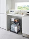 Yamazaki Yamazaki Kitchen Cart Metallic 2 Tiers Black 32x42x60cm