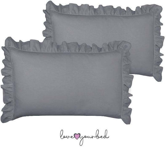 Isadore Lorraine Σετ Grey 50x70cm 07.00252