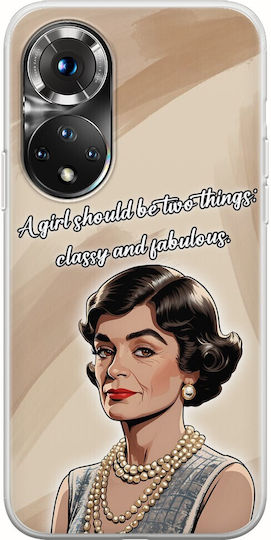 Brilliant Business Minds - Coco Chanel Huawei Umschlag Rückseite Silikon Mehrfarbig (Ehre 50)