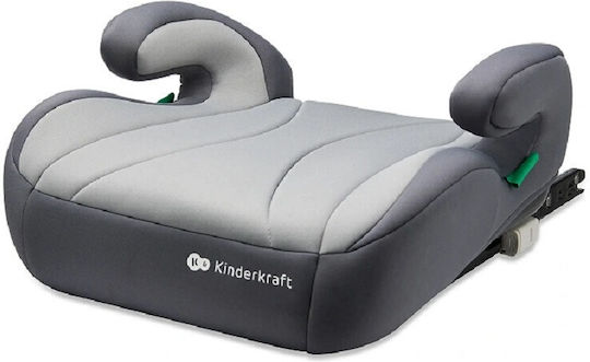 Kinderkraft I-boost Scaun Auto pentru Copii Scaun de mașină pentru copii i-Size cu Isofix Gri