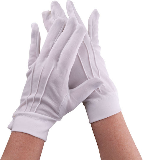 White Carnival Gloves