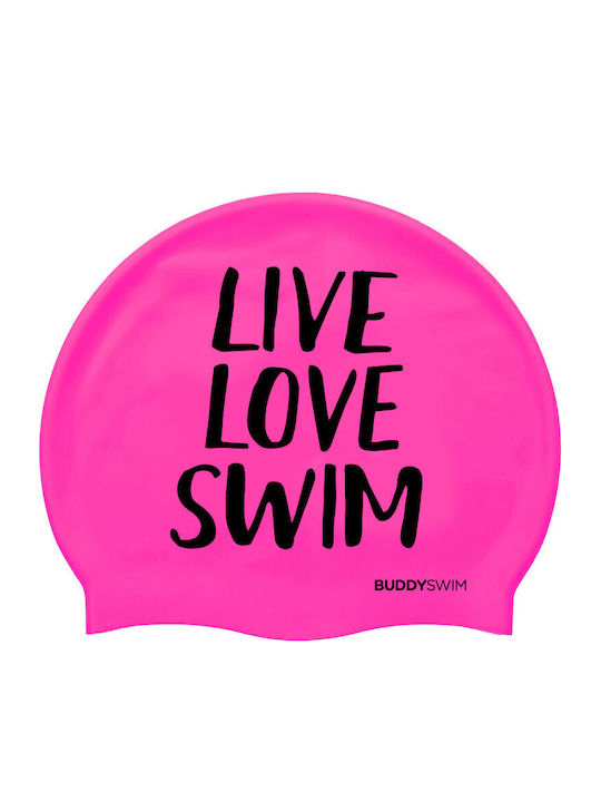 Buddyswim Live Love Swim Σκουφάκι Κολύμβησης Εν...