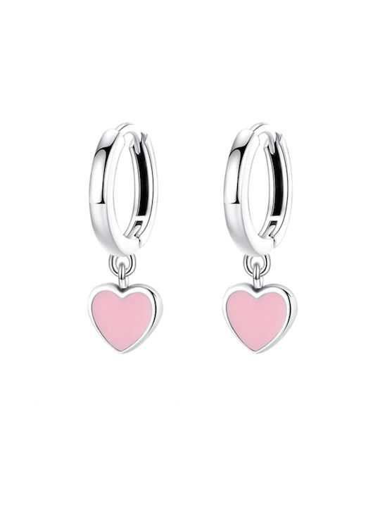 Bode Kids Earrings Hearts made of Silver