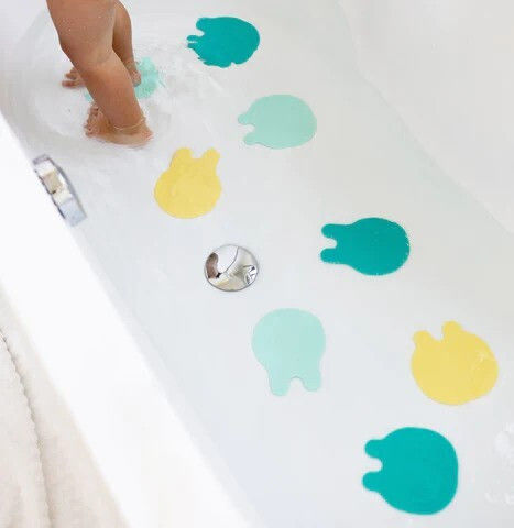 Quut Baby Bath Non-slips Green 8pcs