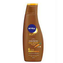 Nivea Carotene Lotion Αδιάβροχη Αντηλιακή Λοσιόν για το Σώμα SPF6 200ml