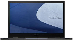 Asus ExpertBook B2 Flip B2502FBA-N80319X 15.6" FHD Touchscreen (Nucleu i7-2022/64GB/1TB SSD/W11 Pro) Star Black (Tastatură US)