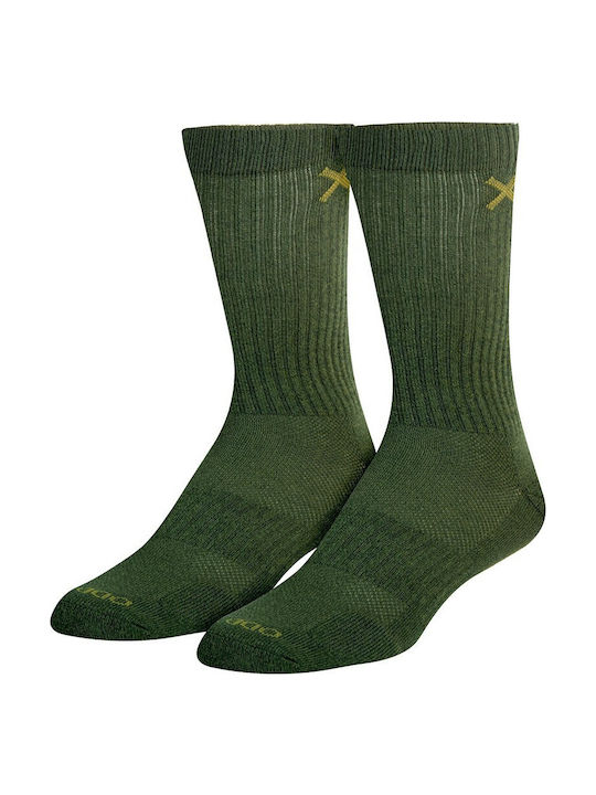 Odd Sox Basix Crew Men's Solid Color Socks Khaki
