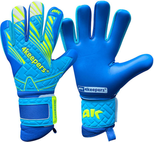 4Keepers Γάντια Τερματοφύλακα Ενηλίκων Μπλε
