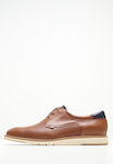 Damiani Men's Leather Casual Shoes Tabac Brown