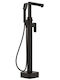 Inter Ceramic Mischung Bade- / Duscharmatur Badewanne Komplettes Set Schwarz