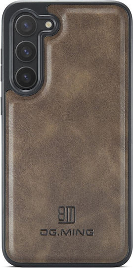 Θήκη Samsung Galaxy S24 5g Dg.ming Pu Leather Sockproof Series Πλάτη Από Σκληρό Πλαστικό Με Επένδυση Δερματίνης Καφέ Σκούρο