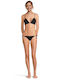 Bikini Slip with Laces Black