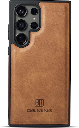 Θήκη Samsung Galaxy S24 Ultra 5g Dg.ming Pu Leather Sockproof Series Πλάτη Από Σκληρό Πλαστικό Με Επένδυση Δερματίνης Καφέ