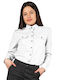 Be Unique Long Sleeve Work Shirt White