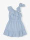Kleid Gestreift Gestreift Shiel Weiß (24383621)