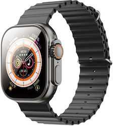 XO M9 Ultra Smartwatch με Παλμογράφο (Μαύρο)