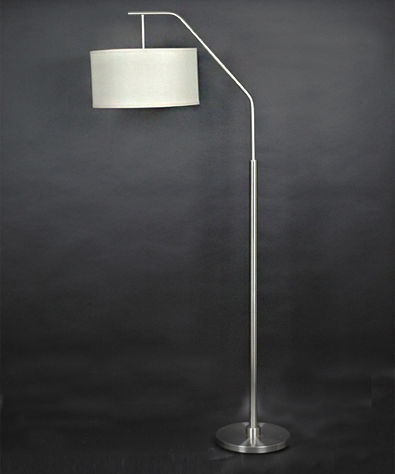 Stehleuchte H173cm. Silber