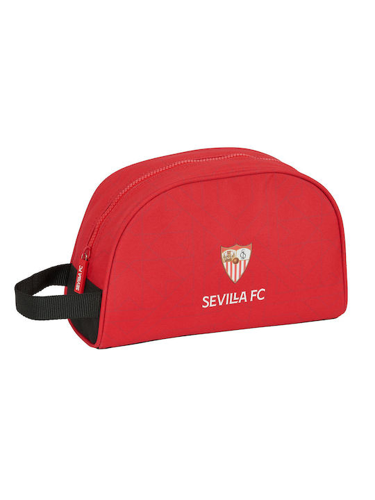 Sevilla Fútbol Club Toiletry Bag in Black color 28cm