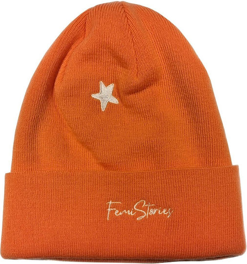 Beanie Unisex Căciulă Tricotat în culoarea Portocaliu