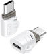 XO Μετατροπέας USB-C female σε micro USB female Λευκό 1τμχ XO-NB256G