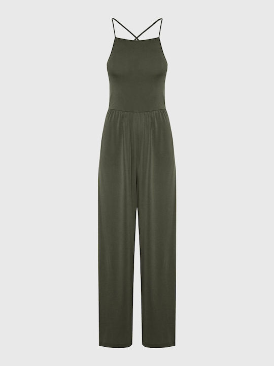 Funky Buddha Women's One-piece Suit Khaki